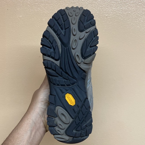 Merrell Moab 2 Falcon Vent Hiking Sneakers “Gray Light Blue” - Picture 10 of 16